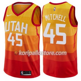 Utah Jazz Donovan Mitchell 45 Nike City Edition Miesten Pelipaidat Swingman 